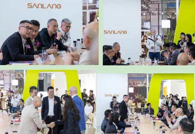餐桌椅闪耀广州家博会创新设计摘双奖！CQ9电子最新网站三朗FINN系列(图3)